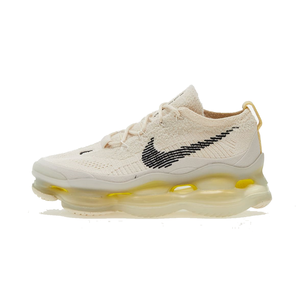 NIKE AIR MAX SCORPION FLYKNIT PHANTOM/BLACK-LIGHT/CREAM-LEMON WASH