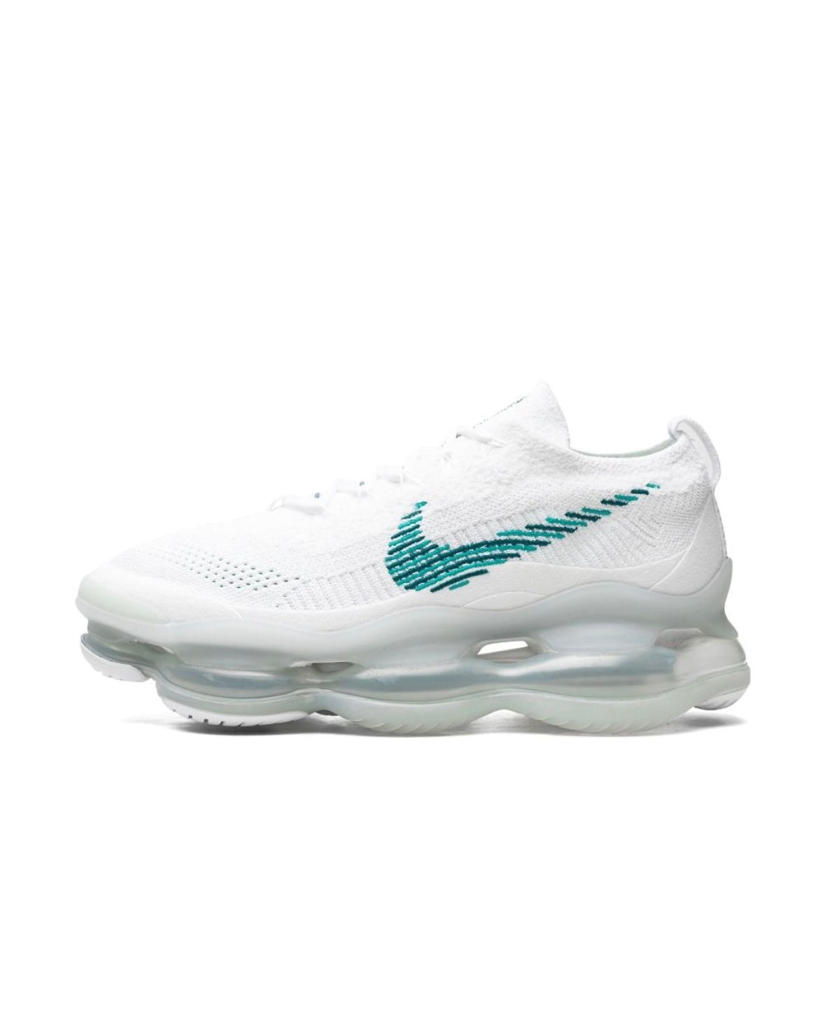 NIKE AIR MAX SCORPION FLYKNIT WHITE/GEODE TEAL
