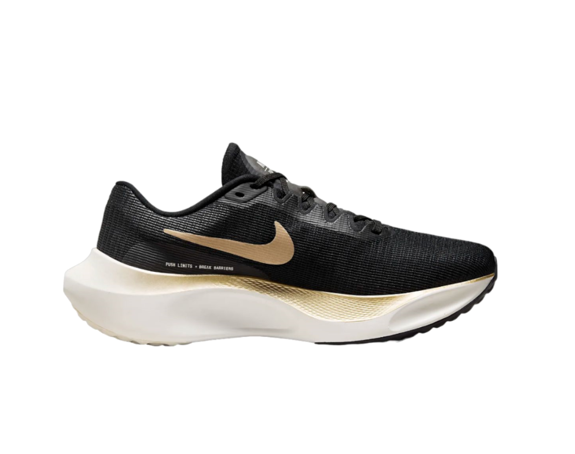 NIKE ZOOM FLY 5 BLACK/METALLIC GOLD