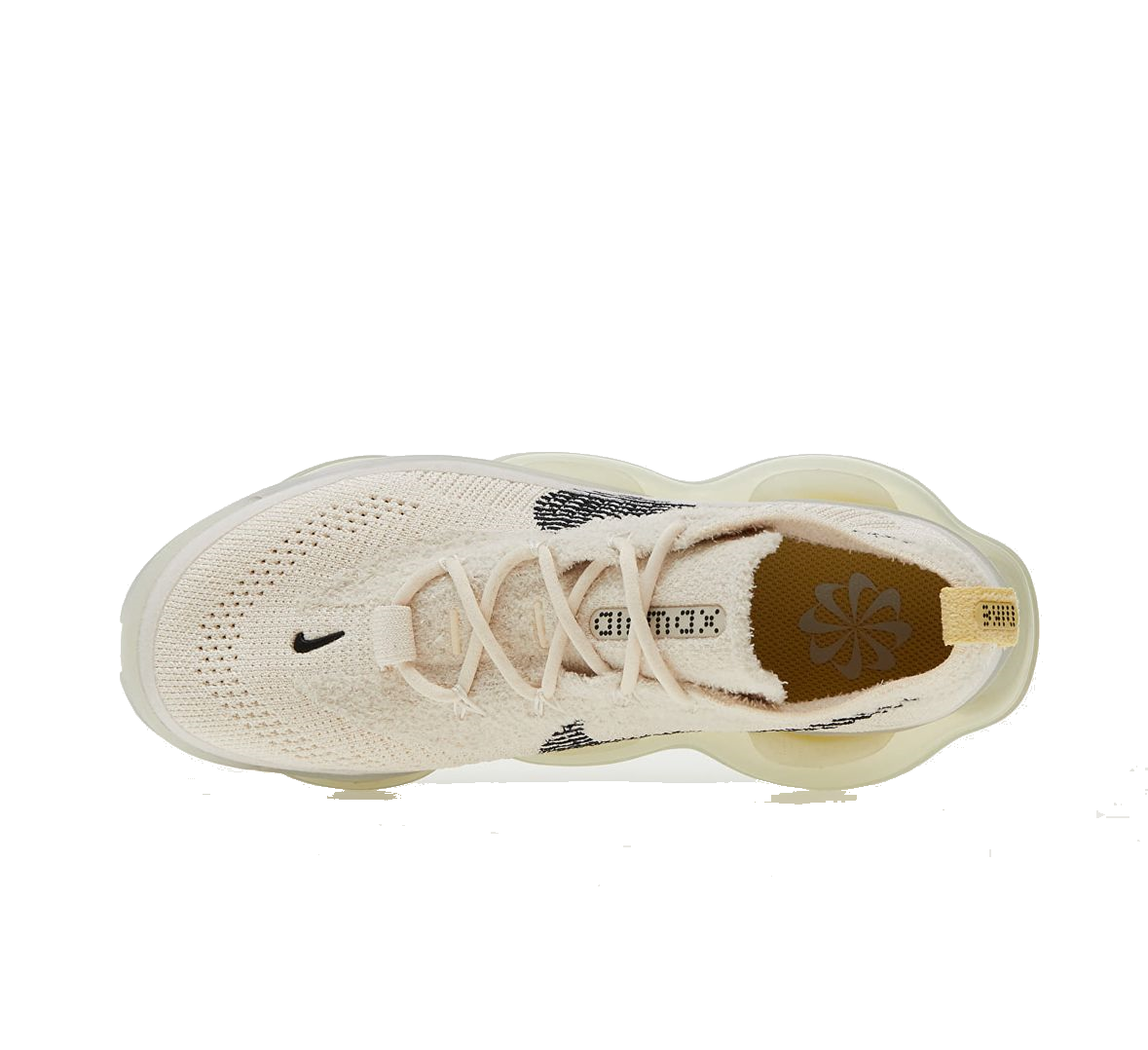 NIKE AIR MAX SCORPION FLYKNIT PHANTOM/BLACK-LIGHT/CREAM-LEMON WASH