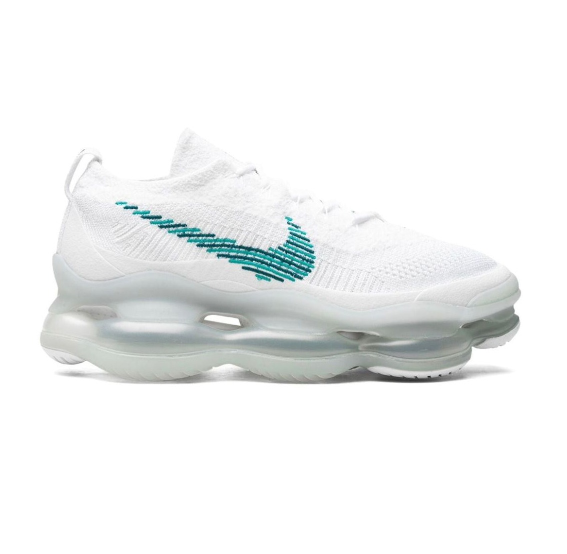 NIKE AIR MAX SCORPION FLYKNIT WHITE/GEODE TEAL