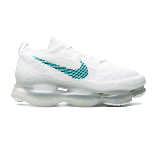 NIKE AIR MAX SCORPION FLYKNIT WHITE/GEODE TEAL