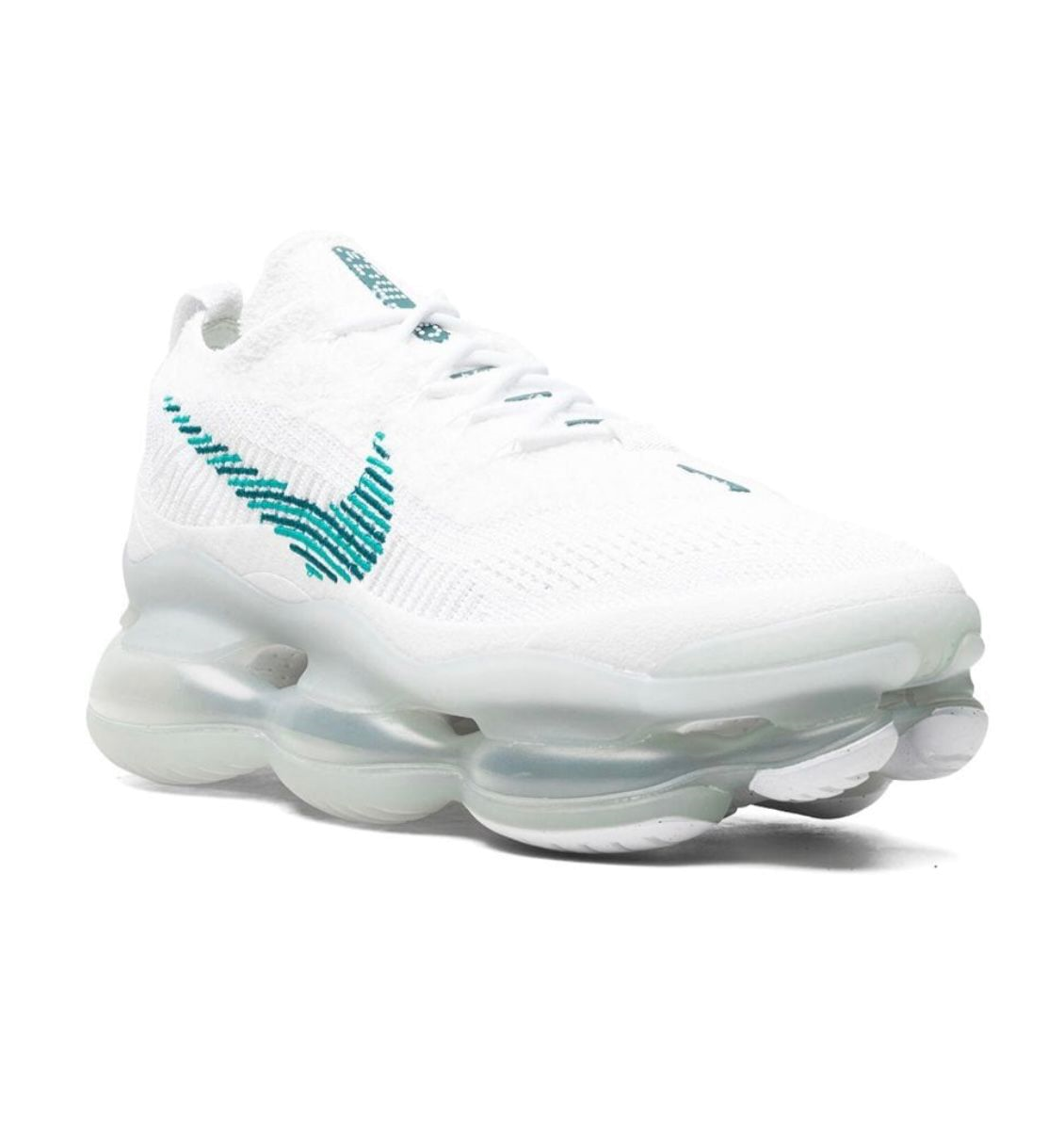 NIKE AIR MAX SCORPION FLYKNIT WHITE/GEODE TEAL